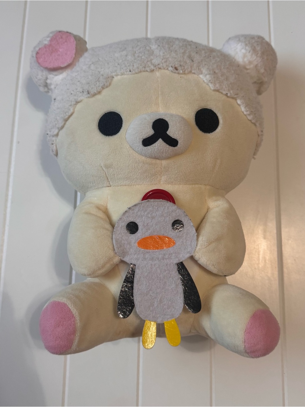 Super Cute Rilakkuma Bear Plush (White)
